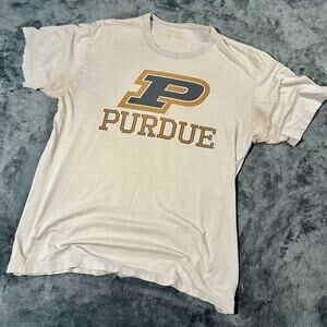Vintage Y2K Purdue University Graphic T Shirt Size Large